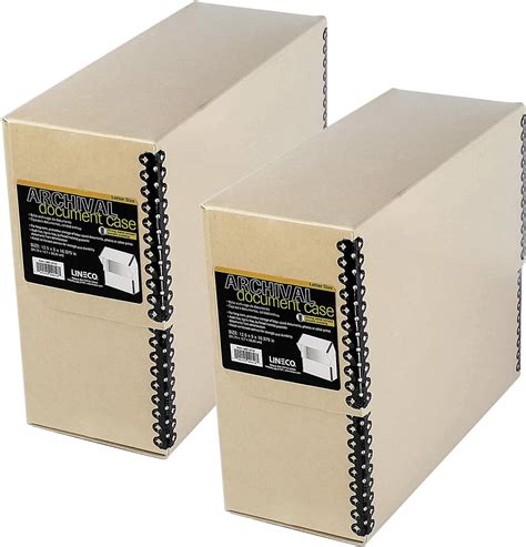 paper storage boxes with metal corners|Lineco Archival Document Storage Box with Metal .